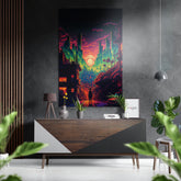 To the Sunset Brushed Aluminum Dibond Wall Art.